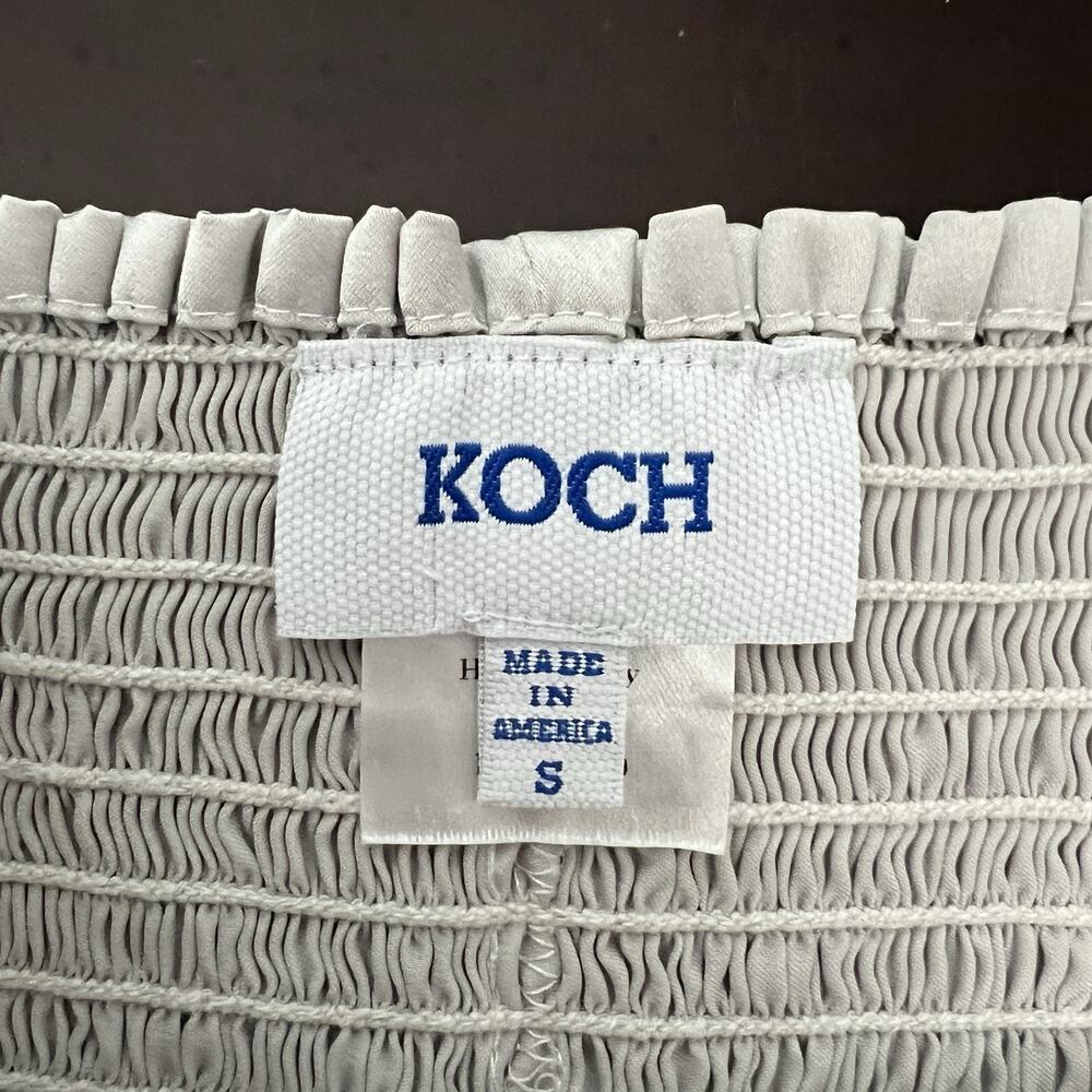 KOCH Erica Shorts Women's Size Small Skirt Skort Pleated Silver Gray Pull On - Picture 9 of 10